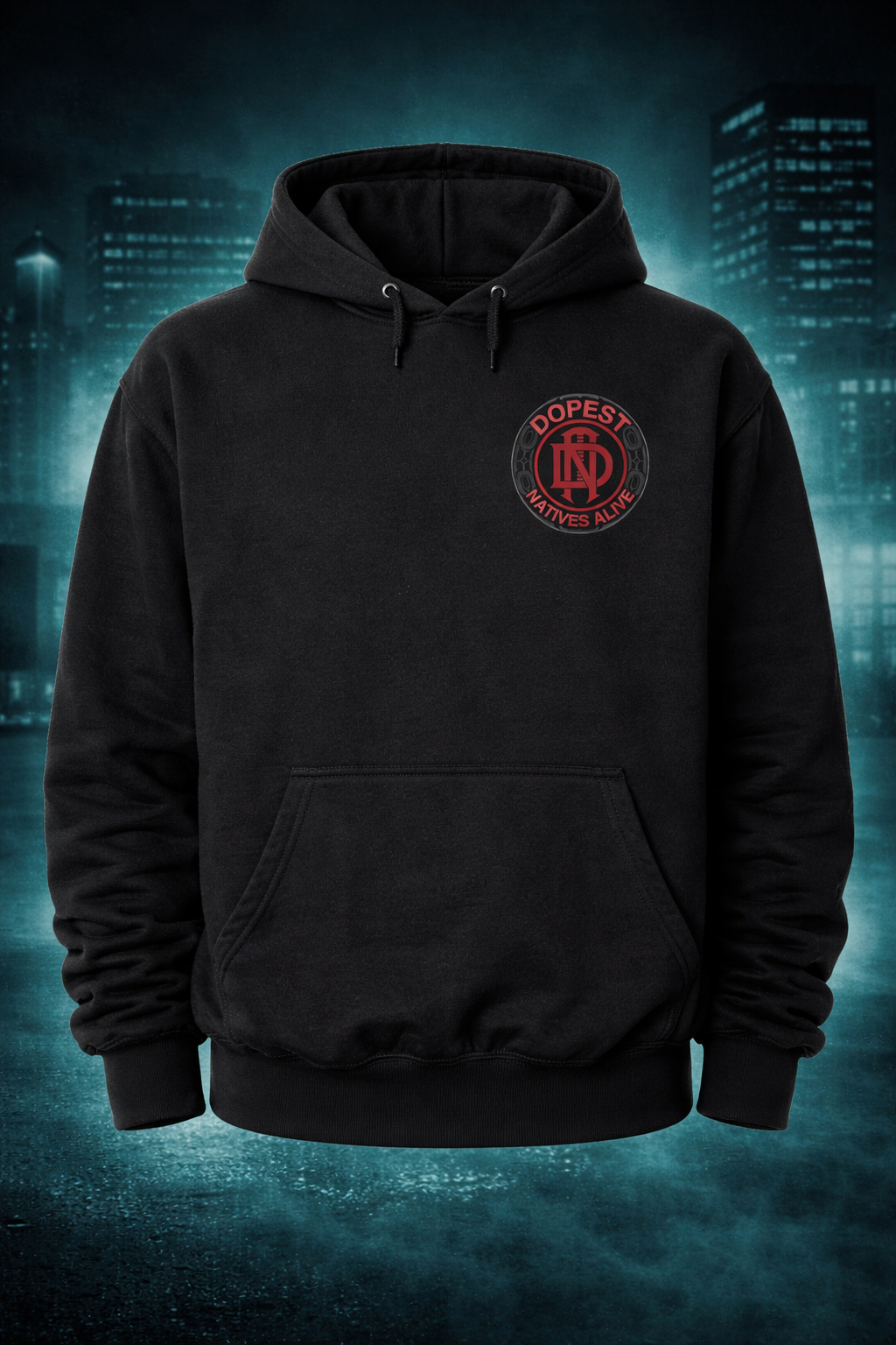 DNA Wolf Shield Hoodie - Front